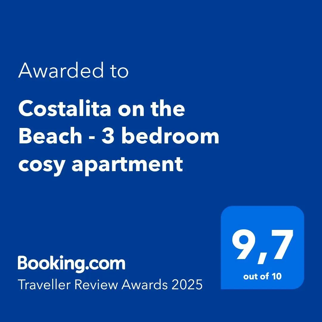 Costalita On The Beach - 3 Bedroom Cosy Apartment Estepona
